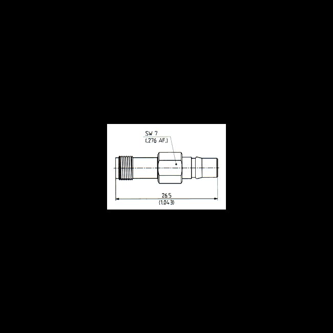 Huber+Suhner Precision Adaptors PC3.5-QMA - Image 1