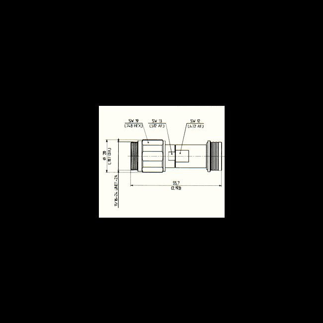 Huber+Suhner Precision Adaptors PC7-QN Series - Image 1