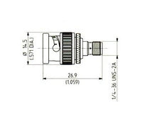 BNC-SMA Adaptor Connector