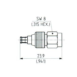 MCX-SMA Adaptor Connector - Image 1