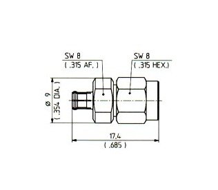 High-Precision MCX-PC3.5 Adaptors - Image 1
