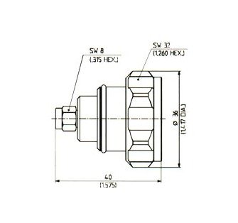 Huber+Suhner PIM Adaptors PC3.5-7/16 - Image 1