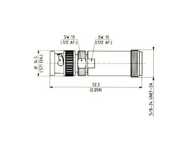 Huber+Suhner Precision Adaptors - BNC-N Connectors - Image 1