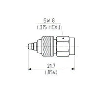 MMCX to SMA Male Plug Adaptors