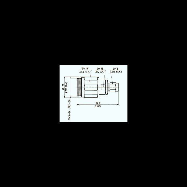 Huber+Suhner Precision Adaptors PC7-PC3.5 - Image 1