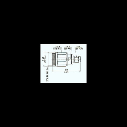 Huber+Suhner Precision Adaptors PC7-PC3.5 - Image 1