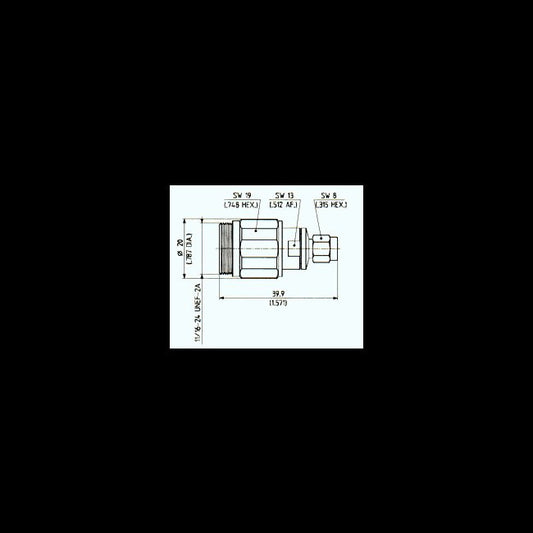Huber+Suhner Precision Adaptors PC7-PC3.5 - Image 1