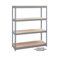 72"x84"x36" Rivet Starter Rack with Add-On Shelving