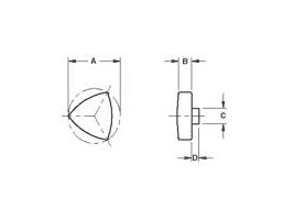 Delta-Style Adjustment Control Knobs - Image 2