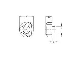 Durable Triangular Control Knob - Image 2