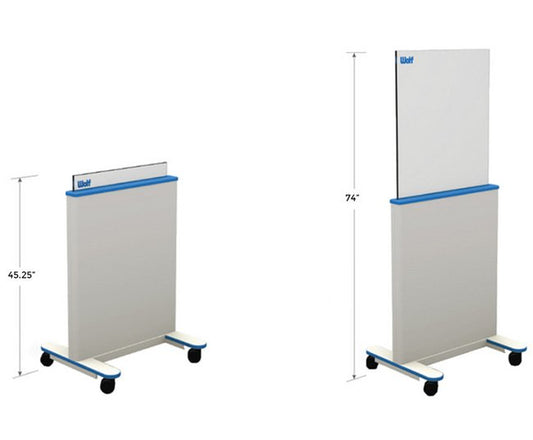 Clear-Lead Adjustable Height Mobile Barrier - Image 1