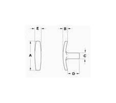 Durable Contoured T-Knob - Image 2