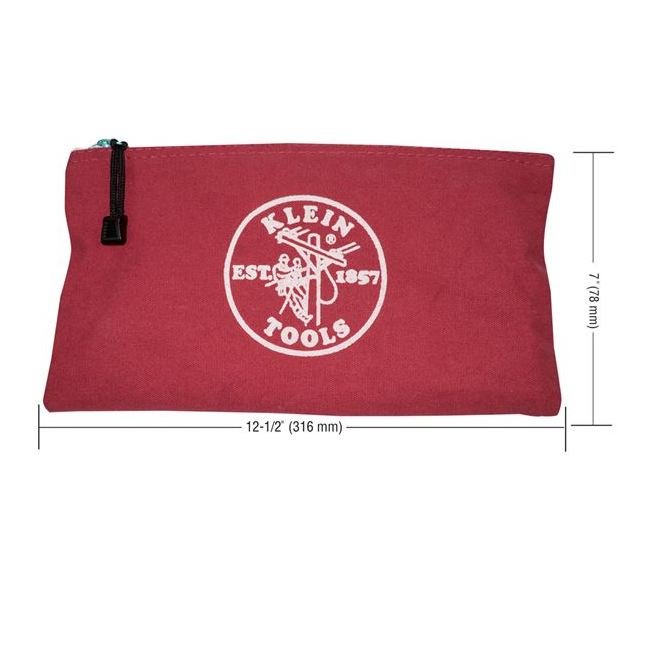 Klein® 12-1/2 in. Canvas Zipper Tool Bag Set (4-Pack) - Image 2
