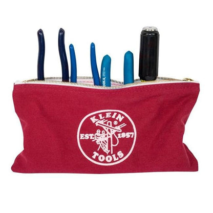 Klein® 12-1/2 in. Canvas Zipper Tool Bag Set (4-Pack) - Image 3
