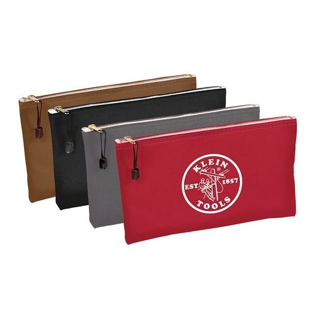 Klein® 12-1/2 in. Canvas Zipper Tool Bag Set (4-Pack) - Image 1