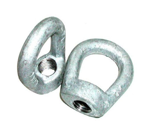 Forged Hot Dip Galvanized Oval Eye Nut - 5/8 in. - Image 1