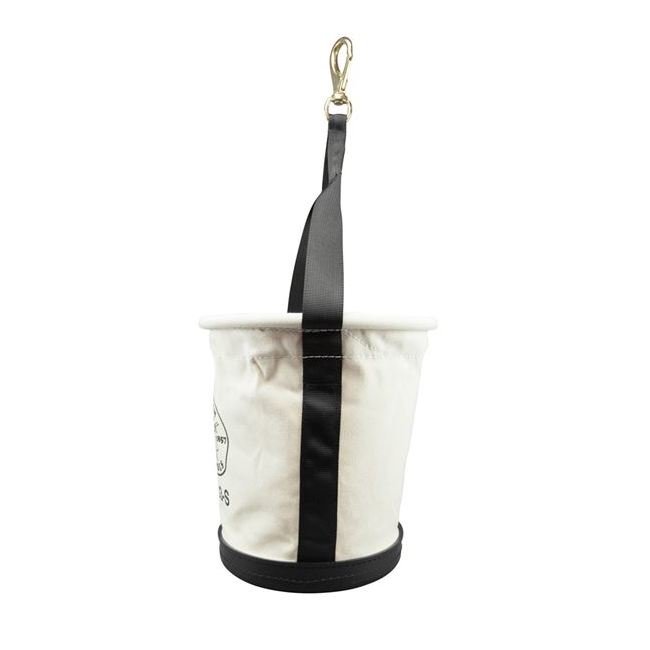 Klein® 12 in. Heavy Duty Tapered Wall Canvas Bucket - Image 3