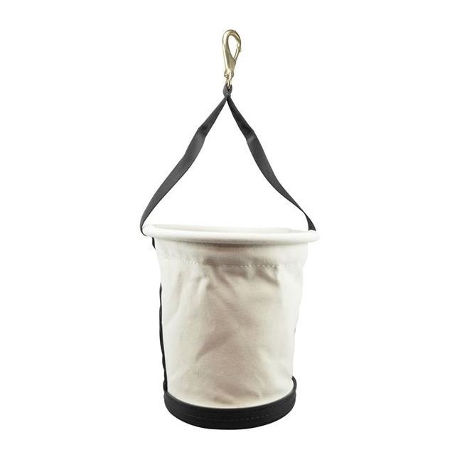 Klein® 12 in. Heavy Duty Tapered Wall Canvas Bucket - Image 4