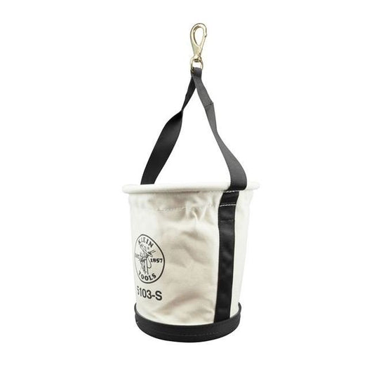 Klein® 12 in. Heavy Duty Tapered Wall Canvas Bucket - Image 1