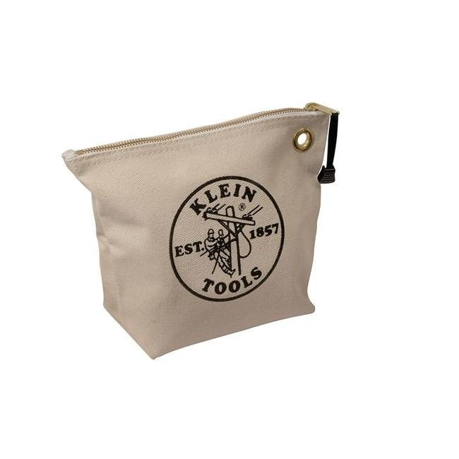 Klein® Consumable Canvas Zipper Bag, 10 in. Length, 3-1/2 in. Height - Image 1