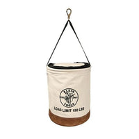 Klein® Heavy Duty Top Closing Canvas Bucket, 17 in. Overall Height