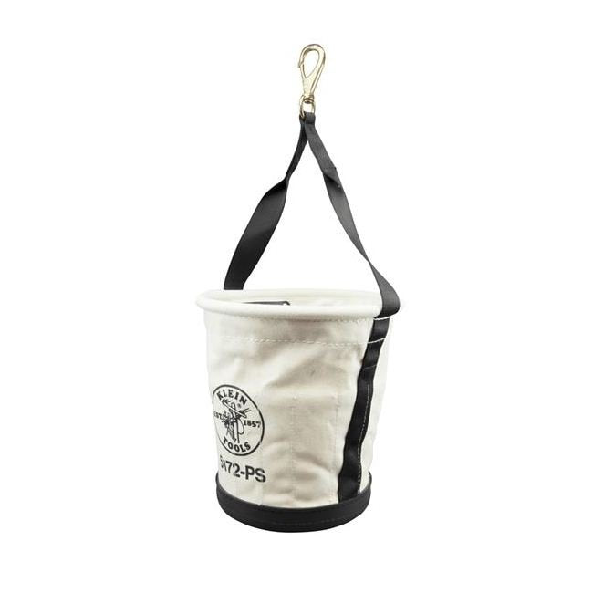 Klein® Tools 12 in. Heavy Duty Tapered Wall Bucket with 15 Interior Pockets - Image 1