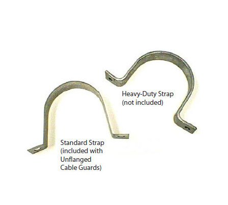 Heavy Duty Steel Cable Guard Straps Set - Image 1
