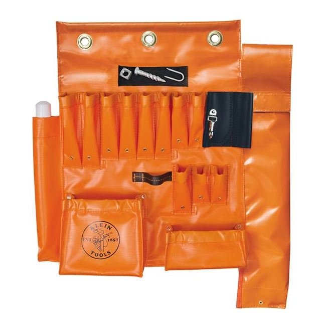 Klein® Aerial Apron with Hot Stick Pocket - 27-1/2 in. Overall Height - Image 1