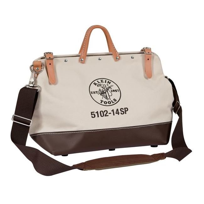 Klein® Deluxe Canvas Tool Bag - 10x14 in. - Image 1