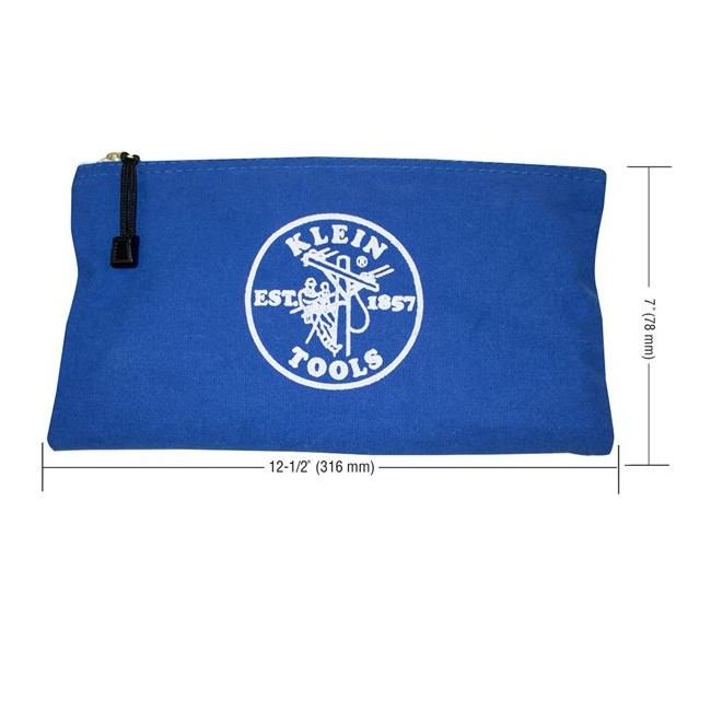 Klein® 4-Pack Canvas Zipper Tool Bags - Set of 4 Assorted Colors - Image 5