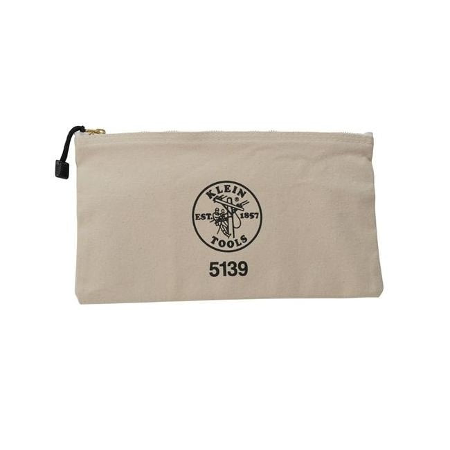 Klein® Tools Canvas Zipper Bag, 12-1/2 in. x 7 in. - Image 2