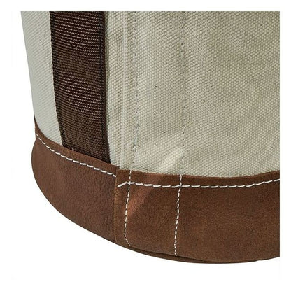 Klein® 17" Leather Bottom Bucket for Linemen - No. 4 Canvas - Image 3
