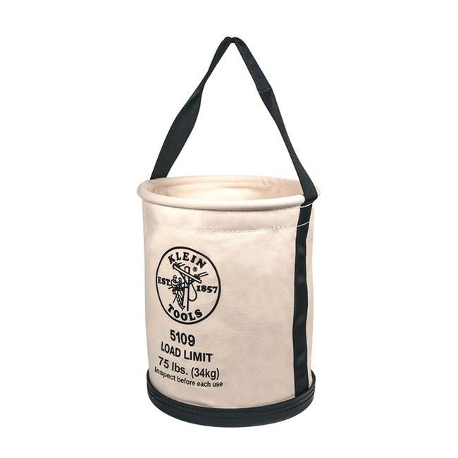 Klein 15 in. Wide-Opening Canvas Bucket - Image 1