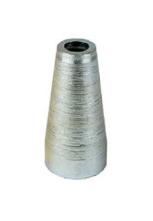 Zinc-Plated Round Rod Cap for Ground Rods - Image 1