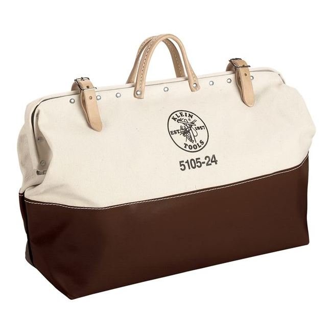 Klein® 15 in. High-Bottom Canvas Tool Bag - Image 1