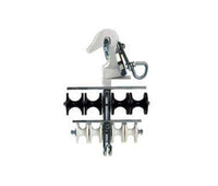 Heavy-Duty 8-Roller Cable Blocks Set