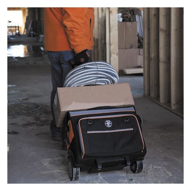 Klein® Tradesman Pro Organizer Rolling Tool Bag - 19 in. Length, 14 in. Height - Image 6