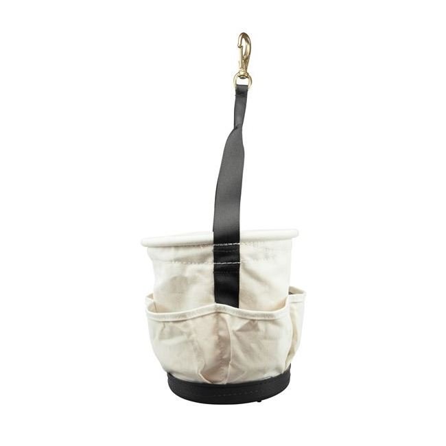 Klein Heavy Duty Tapered Wall Canvas Bucket - 12 in. Height - Image 3