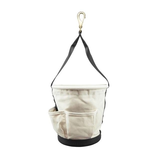 Klein Heavy Duty Tapered Wall Canvas Bucket - 12 in. Height - Image 4