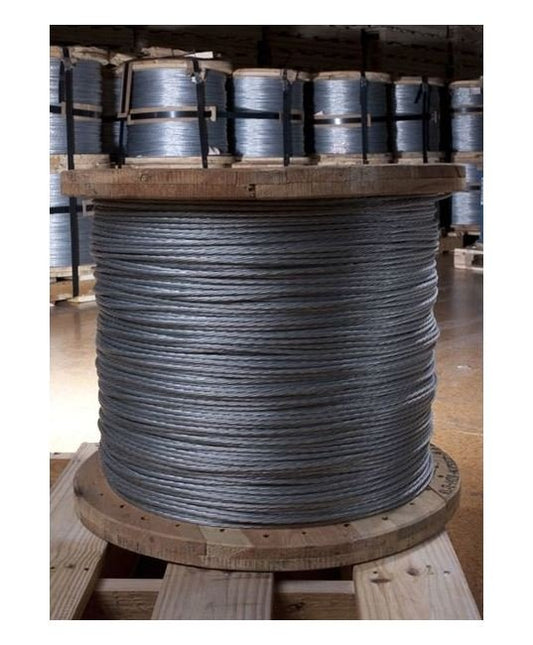 EHS Zinc Coated Guy or Messenger Strand - Class A ASTM A-475/B/C Compliant - Image 1