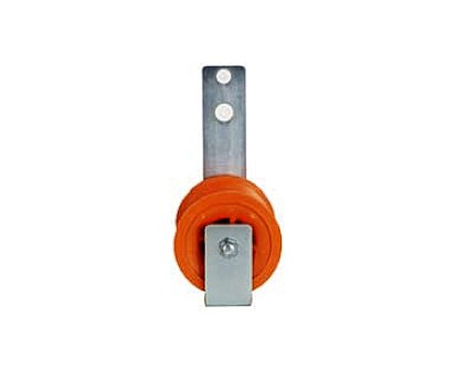 Heavy-Duty Pole Mount Single Roller Cable Blocks - Image 1