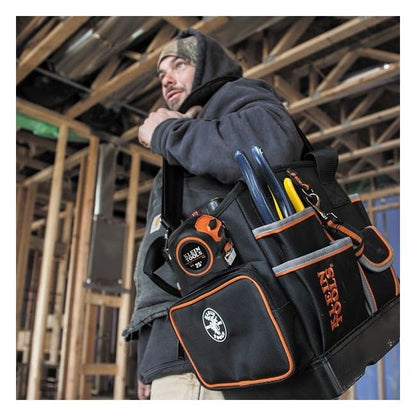 Klein® Tradesman Pro® 10 in. Tool Tote - 40 Pockets, Molded Bottom - Image 2
