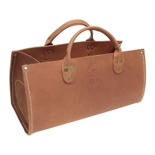 Klein® 15 in. Leather Tote Bag for Aerial Hardware - Image 1