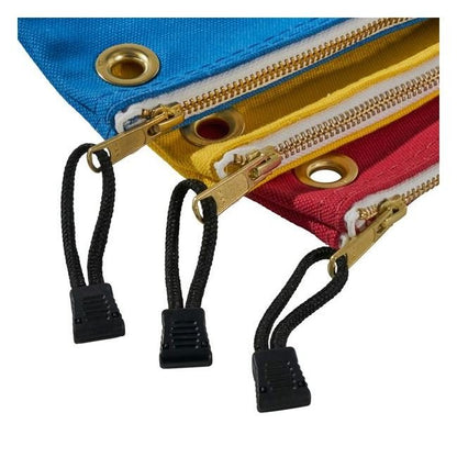 Klein® Tools 3-Pack Assorted Canvas Zipper Bag - Wire Nuts & Connectors Storage - Image 3