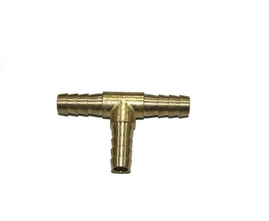 Stephens 3/8" Brass Barb Tee Air Fitting - Image 1
