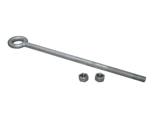 Galvanized Eye Bracket for Conveyor Pull Cord - Kill Switches - Image 1