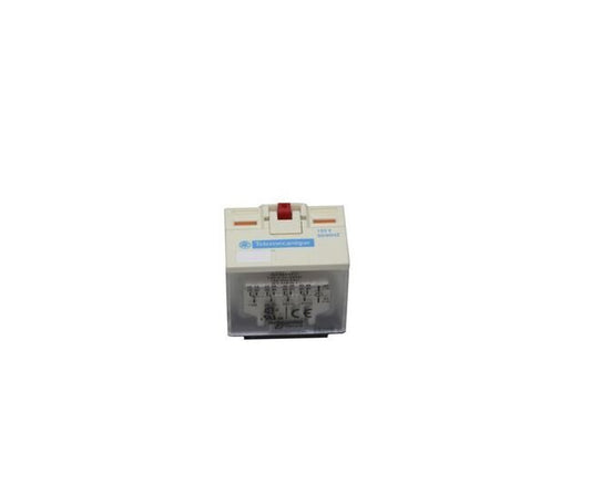 120 VAC 4 Pole Double Throw Relay with Lockable Test Button - Image 1