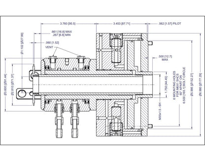 MicroCentric LDN/LV Through Hole Air Cylinder with Lock Valve - Image 2