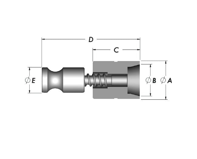 DMS Plunger Style Air Ejector - Stainless Steel 420, 50-55 Rc - Image 2