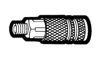 3/8" Steel Coupler Body with Female Pipe Thread